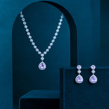 Necklace Pear Drop With Earrings