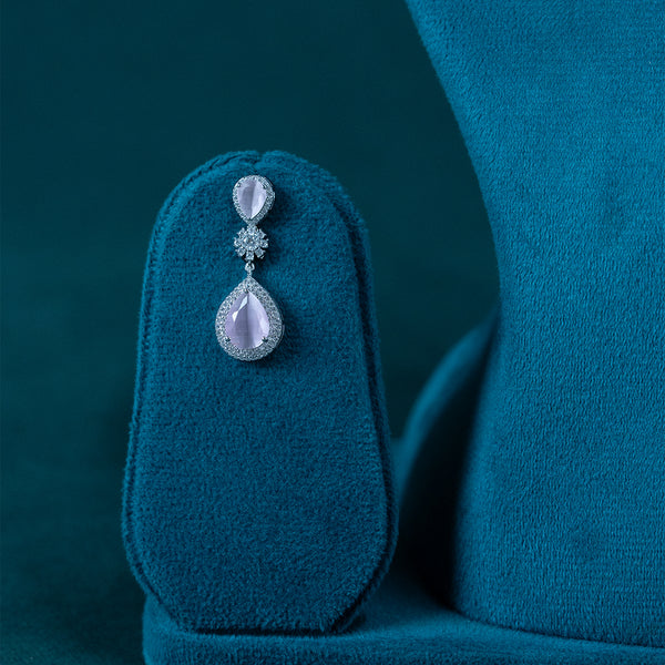 Necklace Pear Drop With Earrings