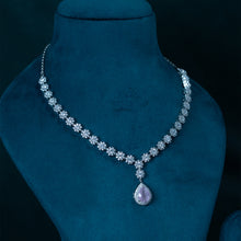 Necklace Pear Drop With Earrings