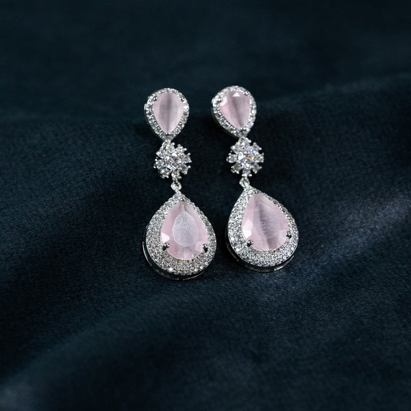Necklace Pear Drop With Earrings