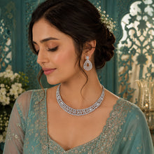 Luxury Silver Necklace Set