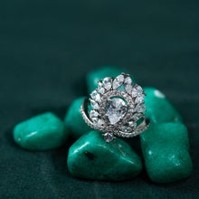 Radiant Halo Statement Ring