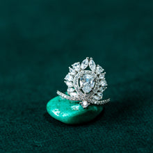 Radiant Halo Statement Ring