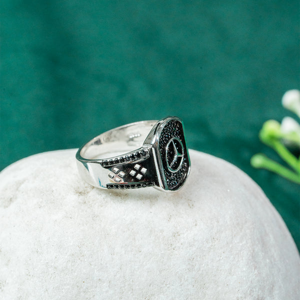 Mercedes-Inspired Gents Ring