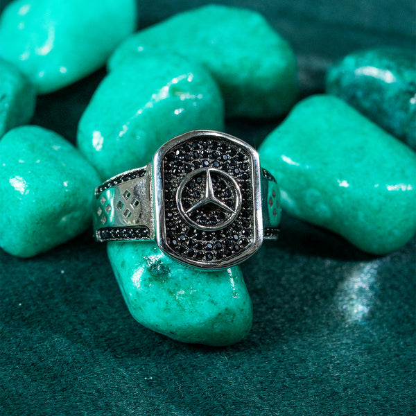 Mercedes-Inspired Gents Ring