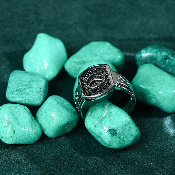 Mercedes-Inspired Gents Ring