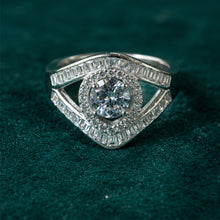 Radiant Halo Ladies Ring