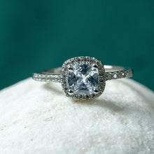 Timeless Cushion Halo Ring