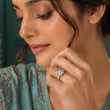 Timeless Cushion Halo Ring