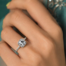 Timeless Cushion Halo Ring
