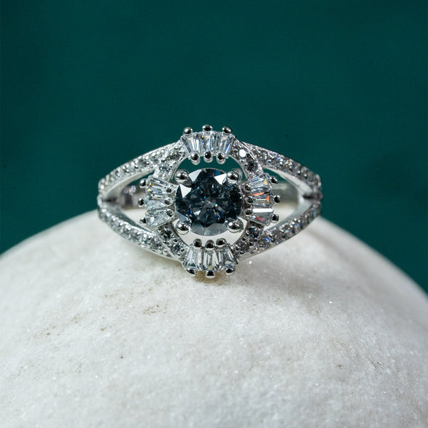 Royal Split-Shank Halo Ring