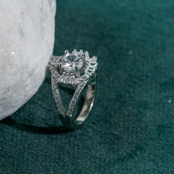 Royal Split-Shank Halo Ring