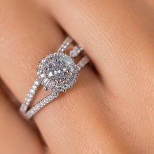 Royal Split-Shank Halo Ring