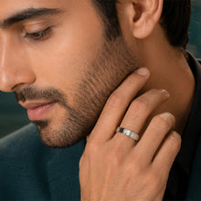 925 Sterling Silver Diamond-Style Band Ring