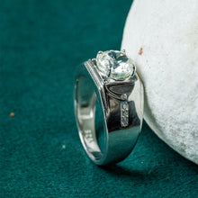 925 Sterling Silver Men's Solitaire Ring