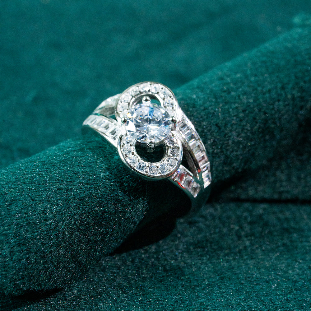 925 Sterling Silver Ladies Designer Ring
