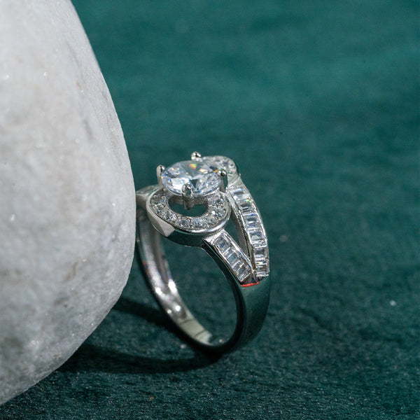 925 Sterling Silver Ladies Designer Ring