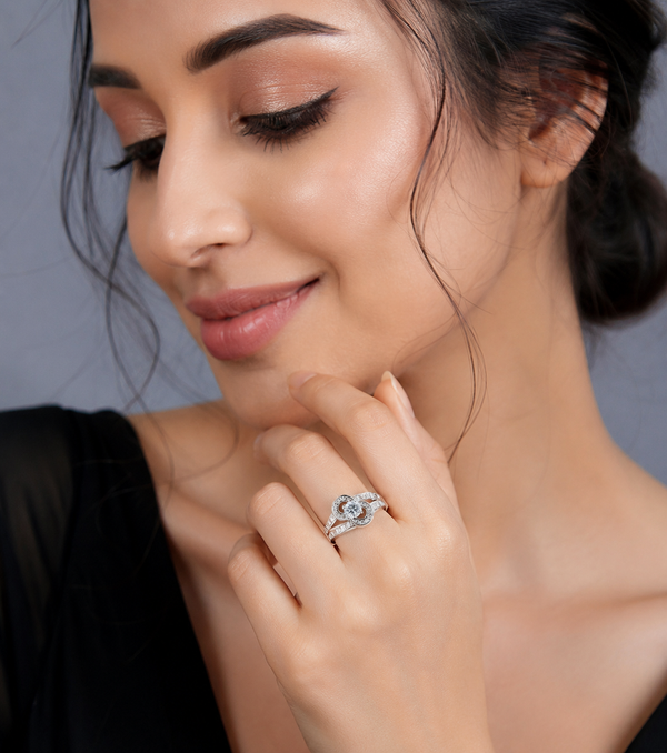 925 Sterling Silver Ladies Designer Ring